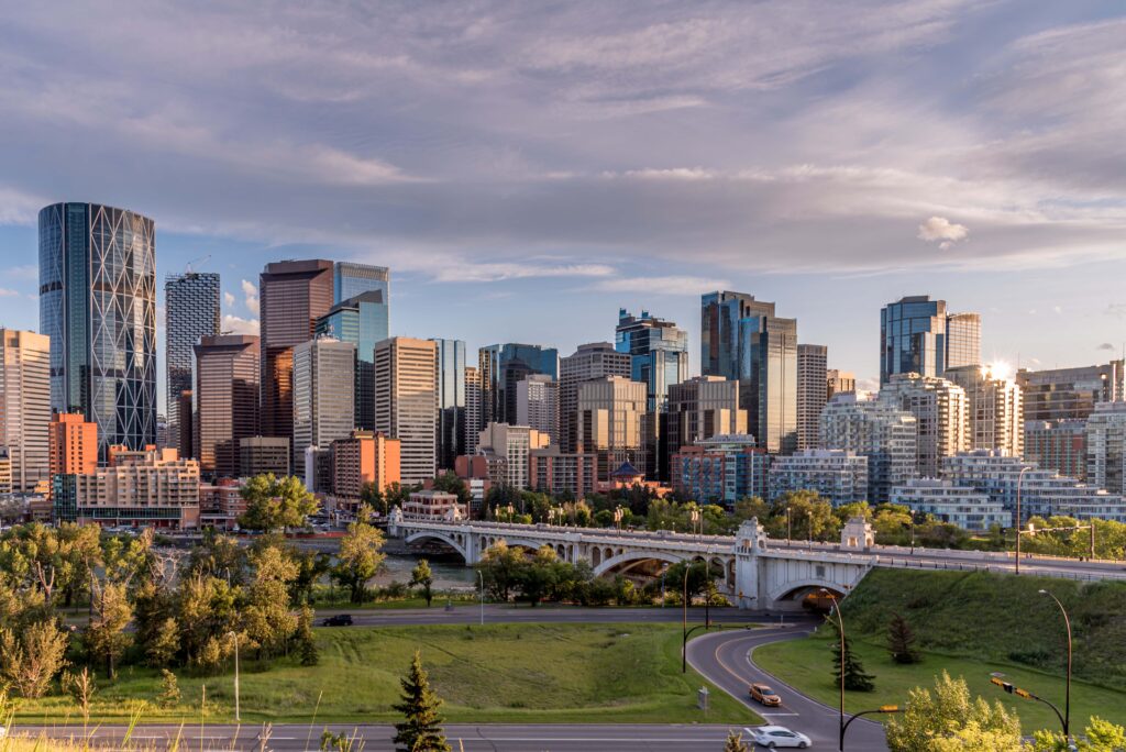 view of calgary s skyline at night along the bow r 2025 10 17 01 48 06 utc 1024x684
